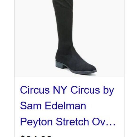 Circus by Sam Edelman Womens Peyton Faux Suede Riding Boots sz6 - Picture 4 of 4